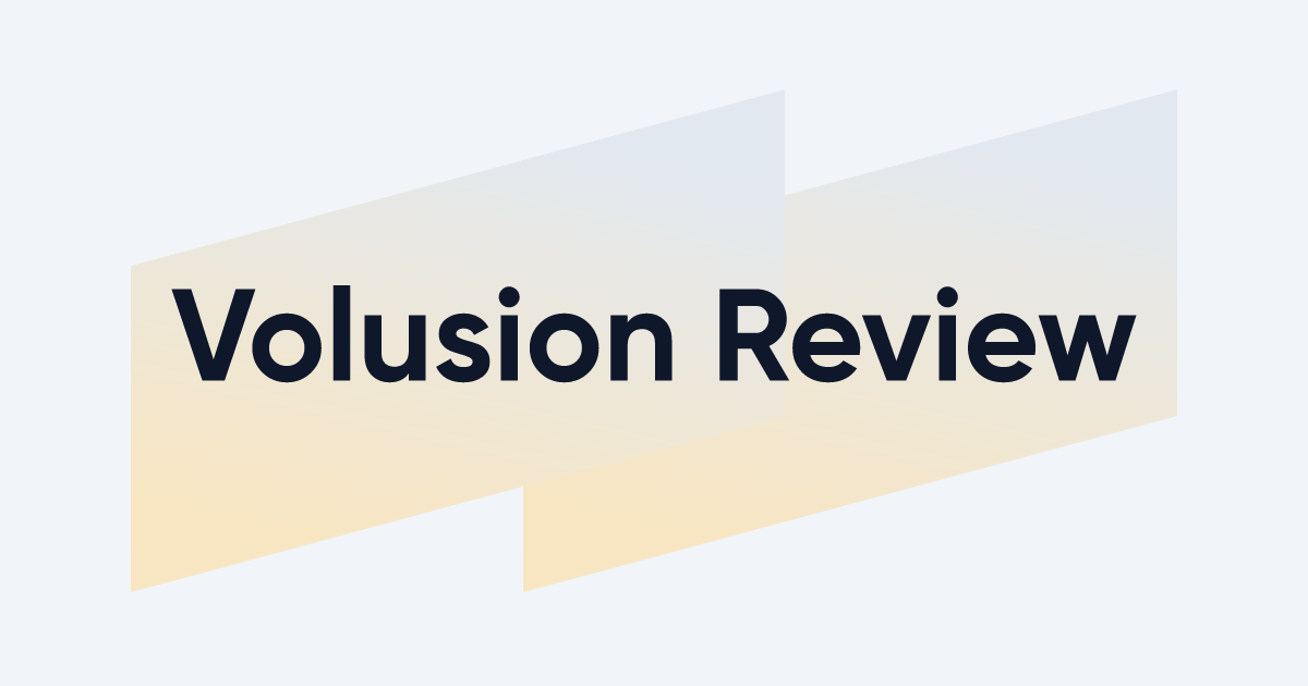 Volusion Review How Good Is The Software?